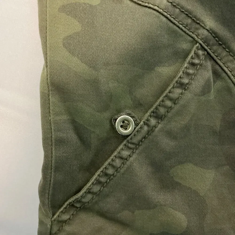 ANTHROPOLOGY MARRAKECH Camo Faravel Moto Utility Short Jacket Size Small - Picture 8 of 8